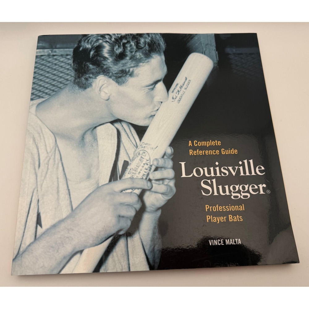 Louisville Slugger Professional Player Bats Reference Guide Vince Malta 1st Ed